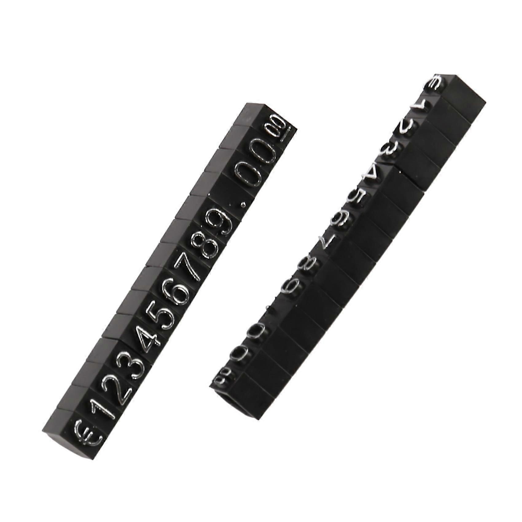 30套塑料立方体价格显示标签可调数立框标签店