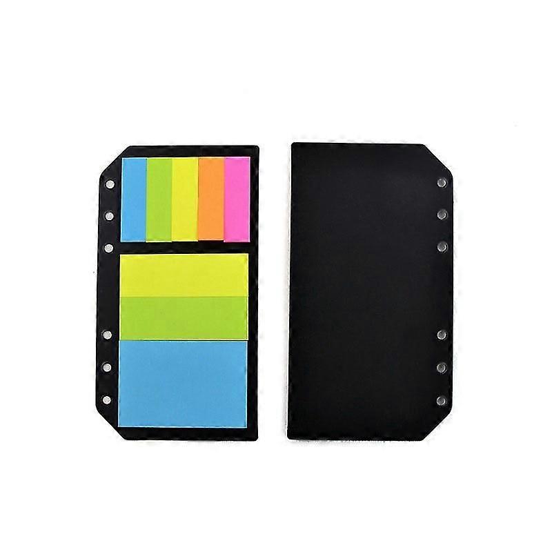 Pack De 1 B5 A5 A6 Sticky Notes Planner Schedule 6 trous Binder Dairy Memo Divider Autocollant