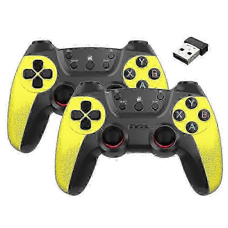 KM-029 2.4G One for Two Doubles Wireless Controller Support PC / Linux / Android / TVbox