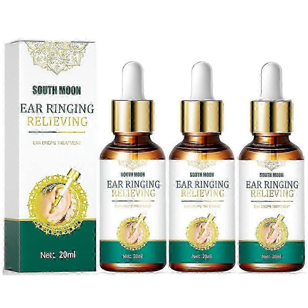 1-3PCS 20ml ørebetennelse dråpe øre tinnitus sår døvhet behandling urtemedisin