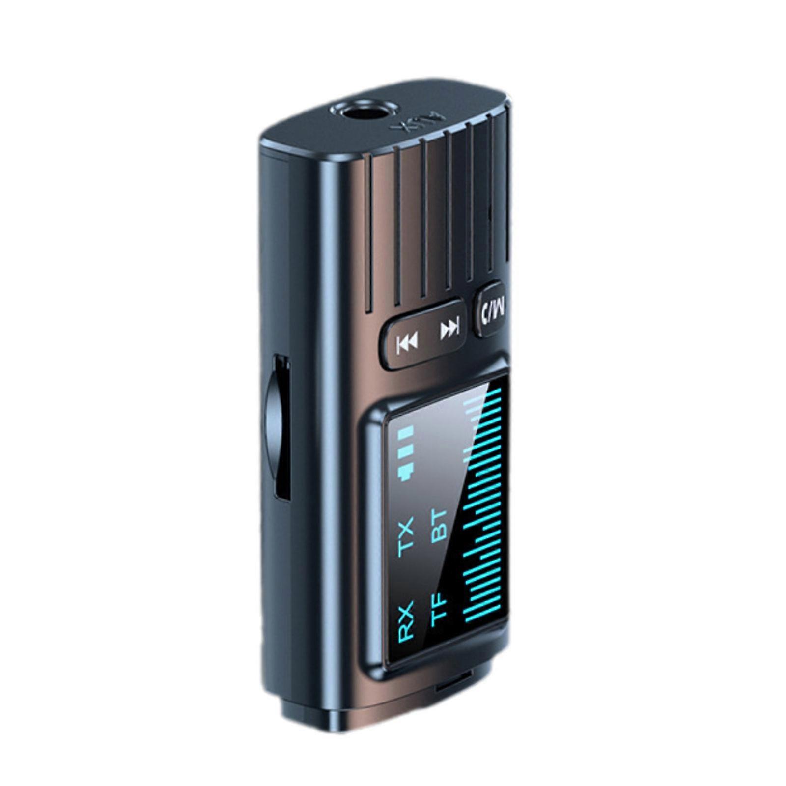 Bluetooth-compatible 5.0 Sound Transceiver Receiver with USB Connectivitys for TV, Speakers, and Headphones Multicolor