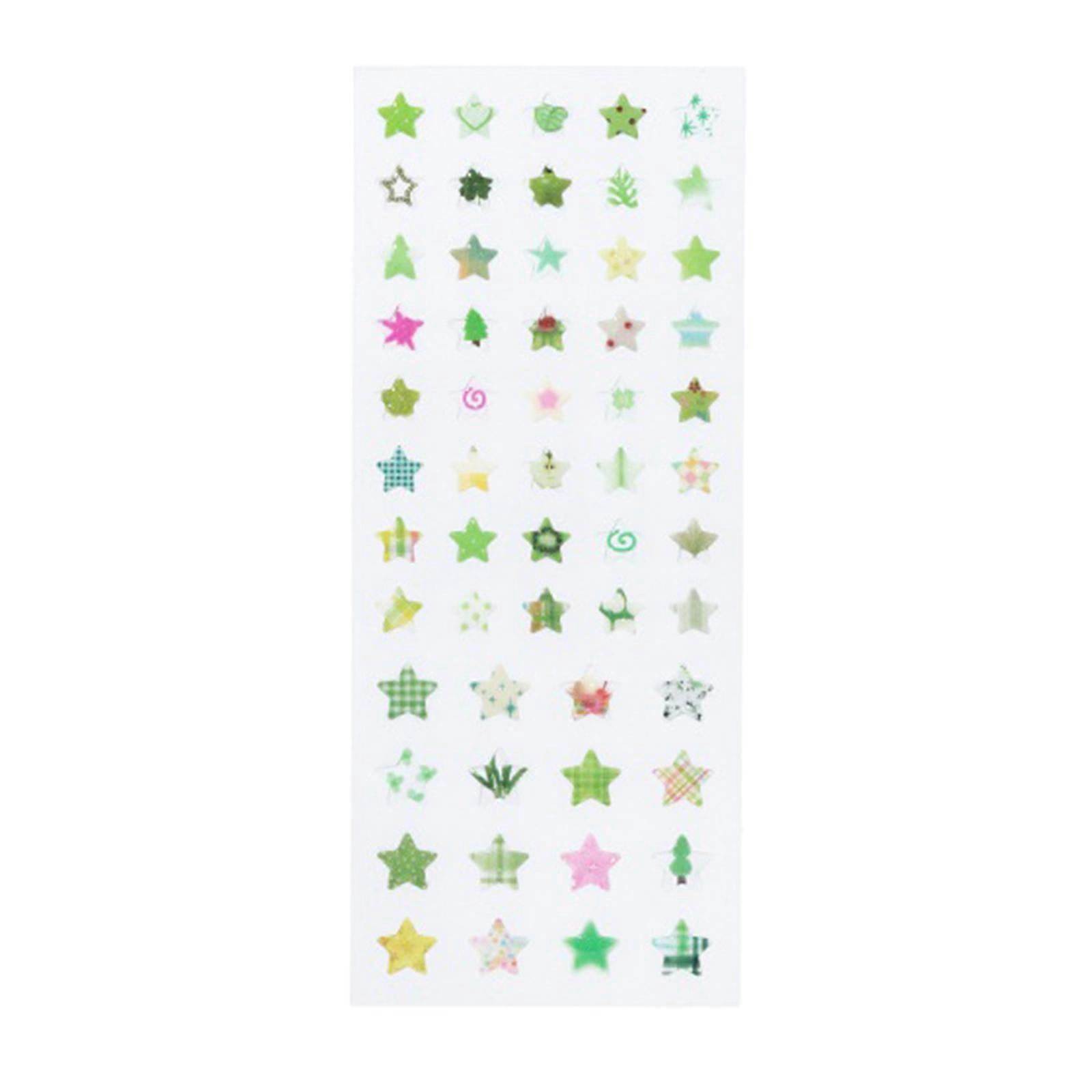 Cute 3D Sticker Cartoon Sticker Tiny Handcraft Sticker Reusable Tiny Patches for Water Bottle, Notebook, Scrapbooking Multicolor