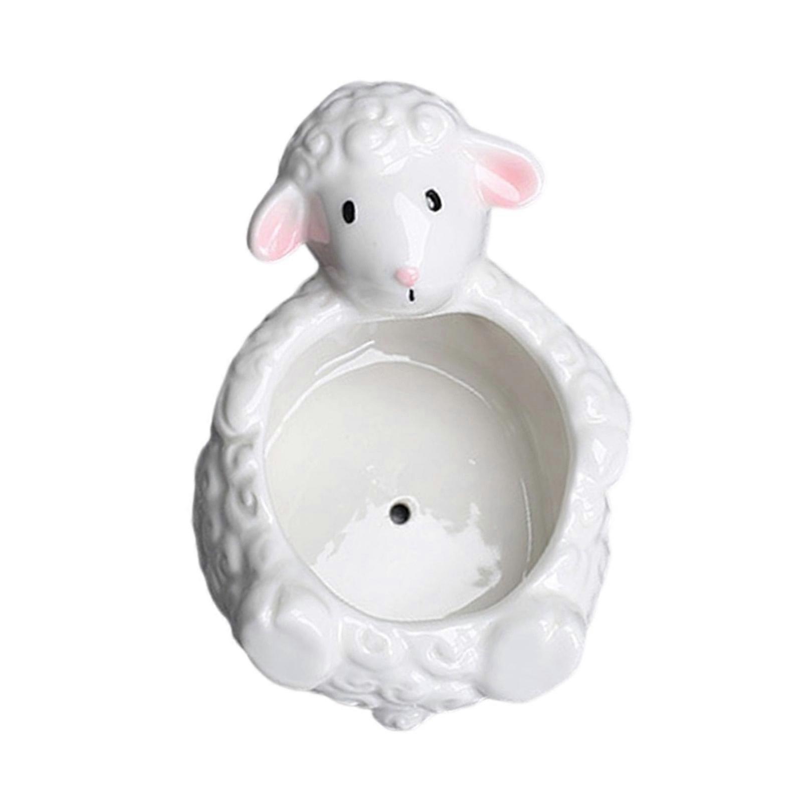 Additional Quality Earthenware Plant Container Sheep Plan Ventilated Container For Sentimental Growth Inside Decorative Use Multicolor