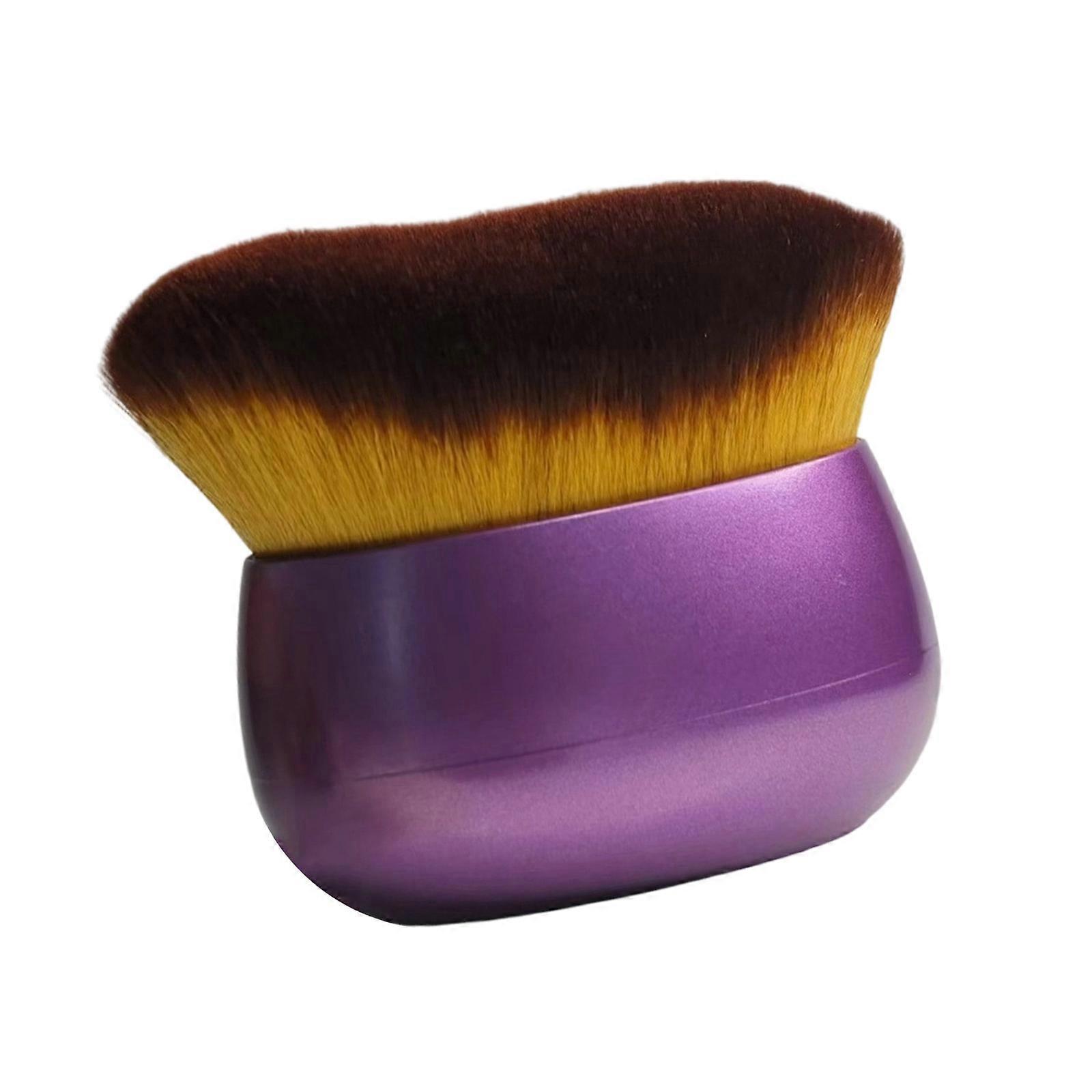 Multi Purpose Brush For Body Makeup Cream Products Even Application Soft Fiber Bristles Multicolor