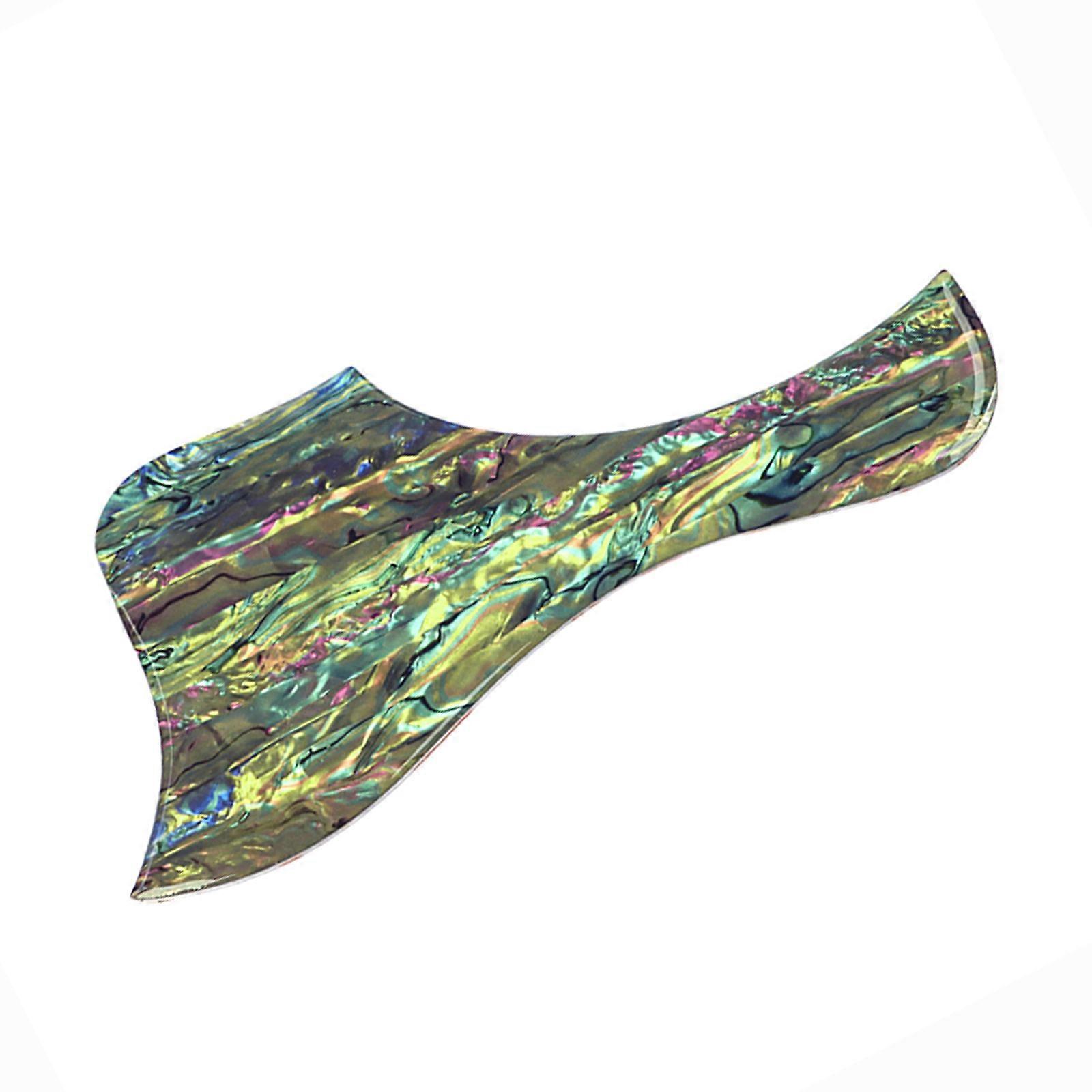 PVC-plektrumskydd, scratchplatta, gitarrskydd, scratchplatta, gitarrfrontplatta, PVC-textur, för elgitarrentusiaster, flerfärgad