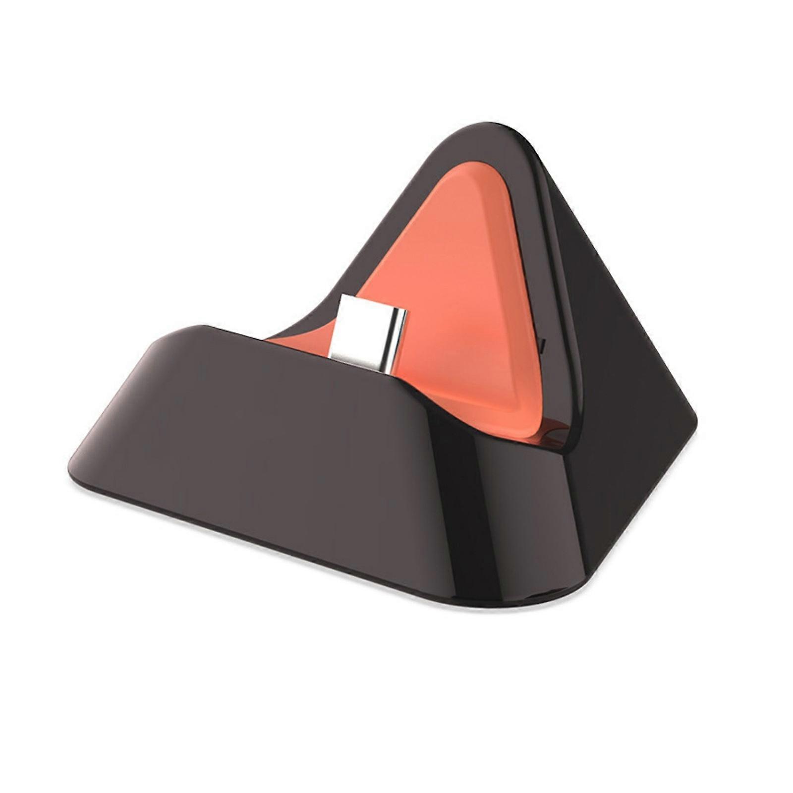 Charger Holder Base Stable Performances for NS2 Charging Stand Console Charging Dock Station with Type-C Port  Orange black