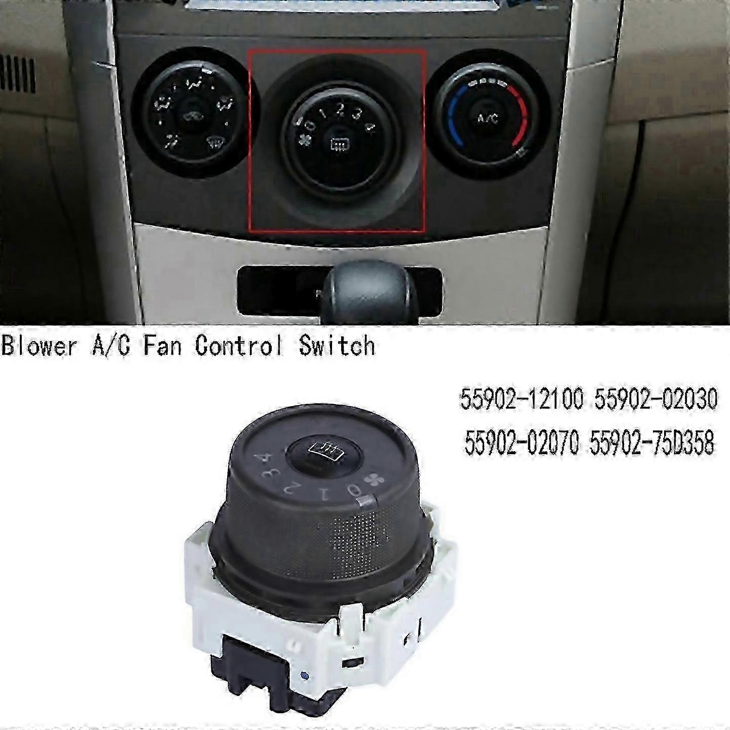 For Car Blower Ac Fan Control Switch For Matrix 2025