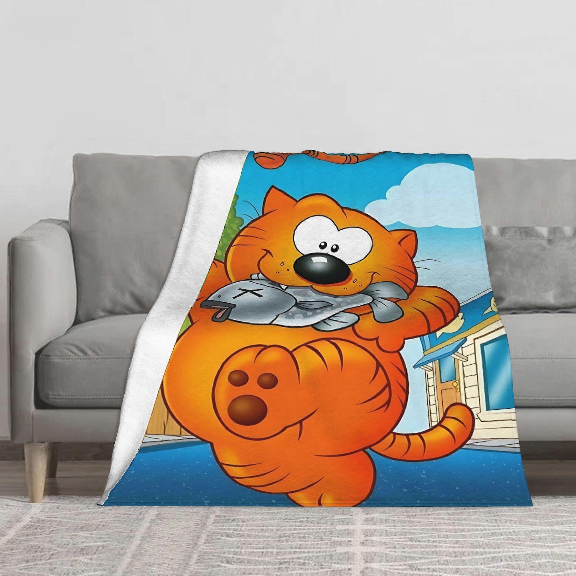 Heathcliff Blanket, Small and Delicate Polka Dot Design with a Playful Feel, Made of Light and Material, Breathable and -qazxc275