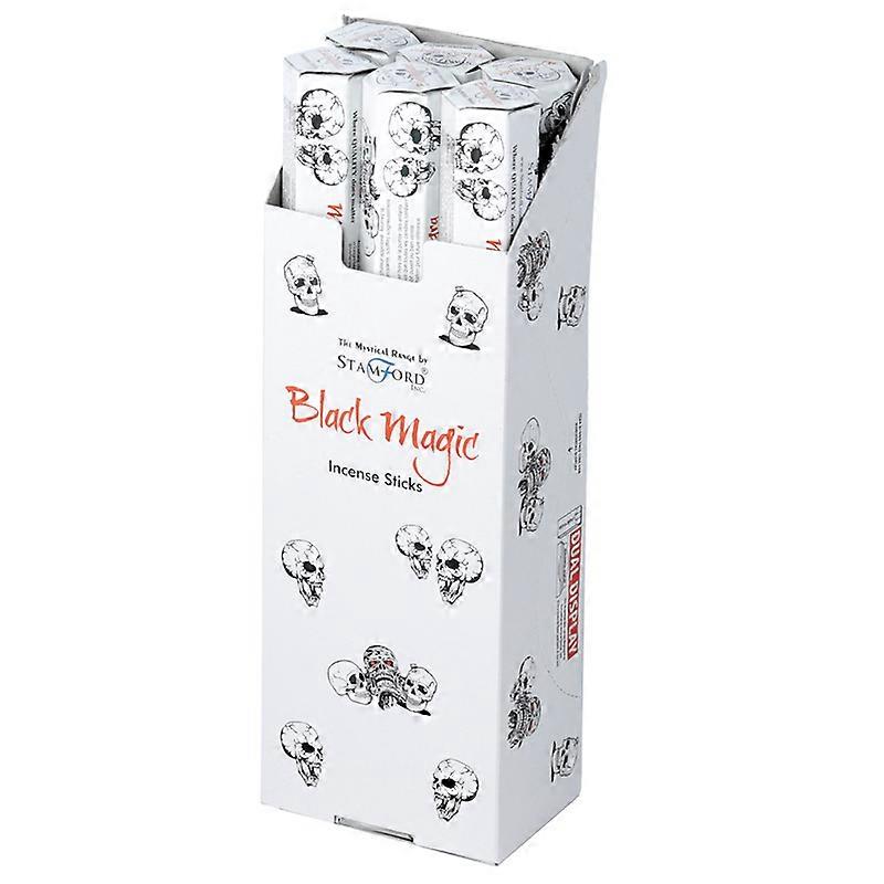 Black Magic Stamford Hex Incense Sticks 6 Pack