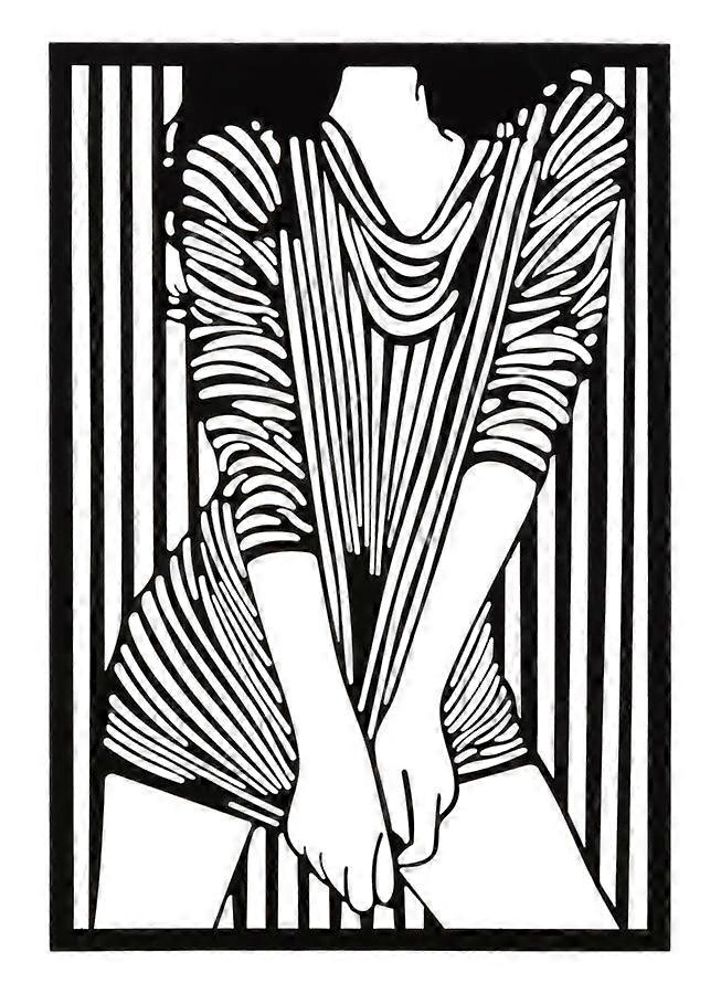 Panel de pared moderno Cm 40X1,3X60