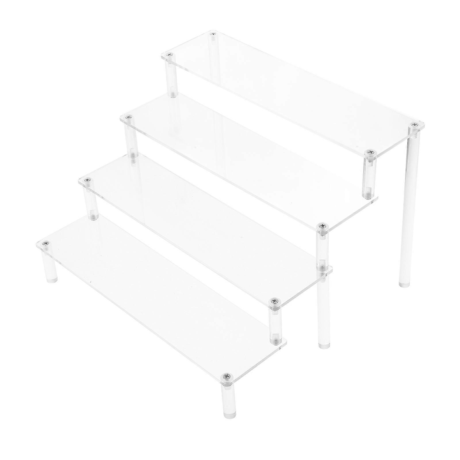 Action Figure Riser Organizing Stand For Dolls And Collectibles Constructed From Sturdy Acrylic Material In Transparent Finish For Storage 1Pcs
