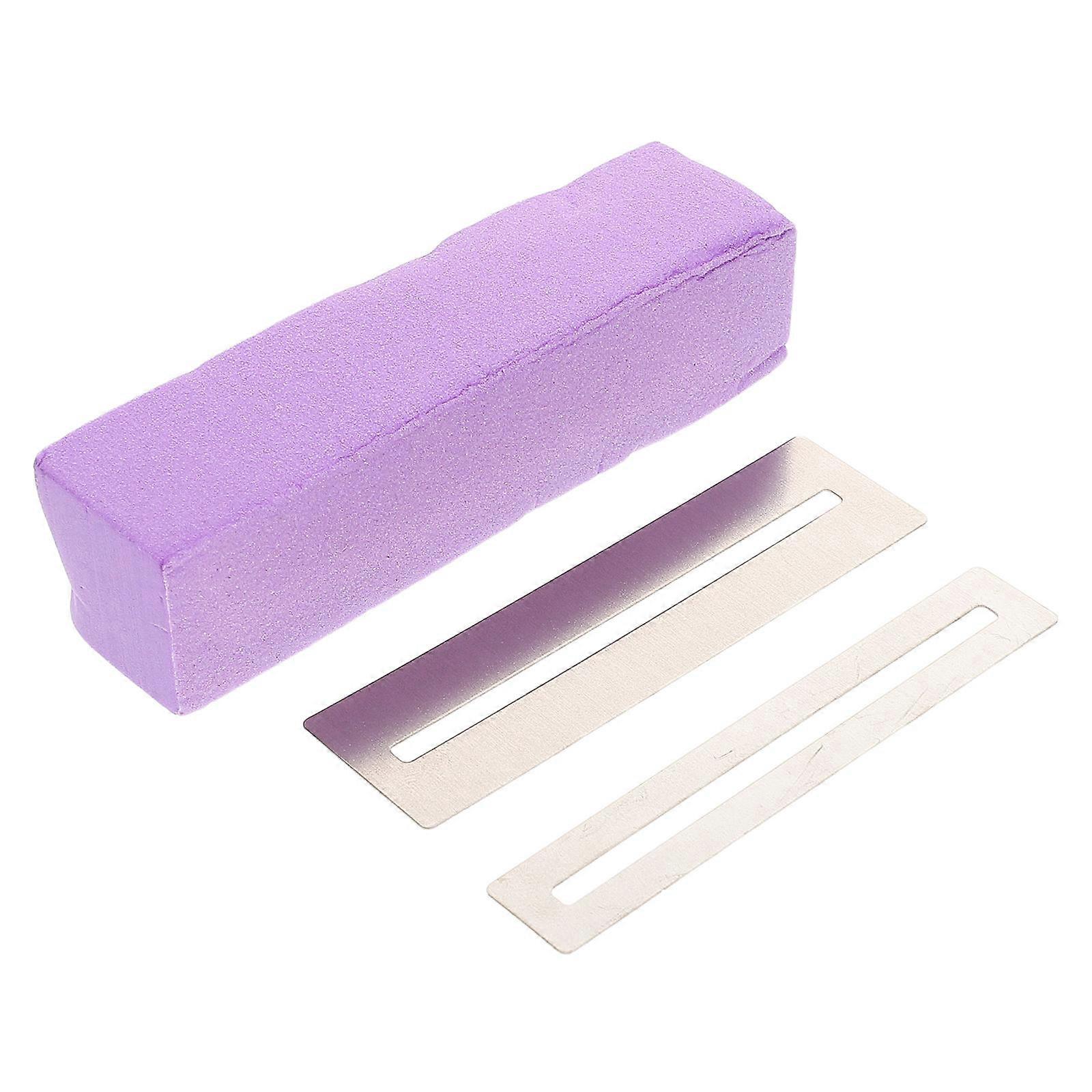 Guitar Fret Polishing Blocks Set for Maintenance with Fingerboard Protector and Soft Sandpaper