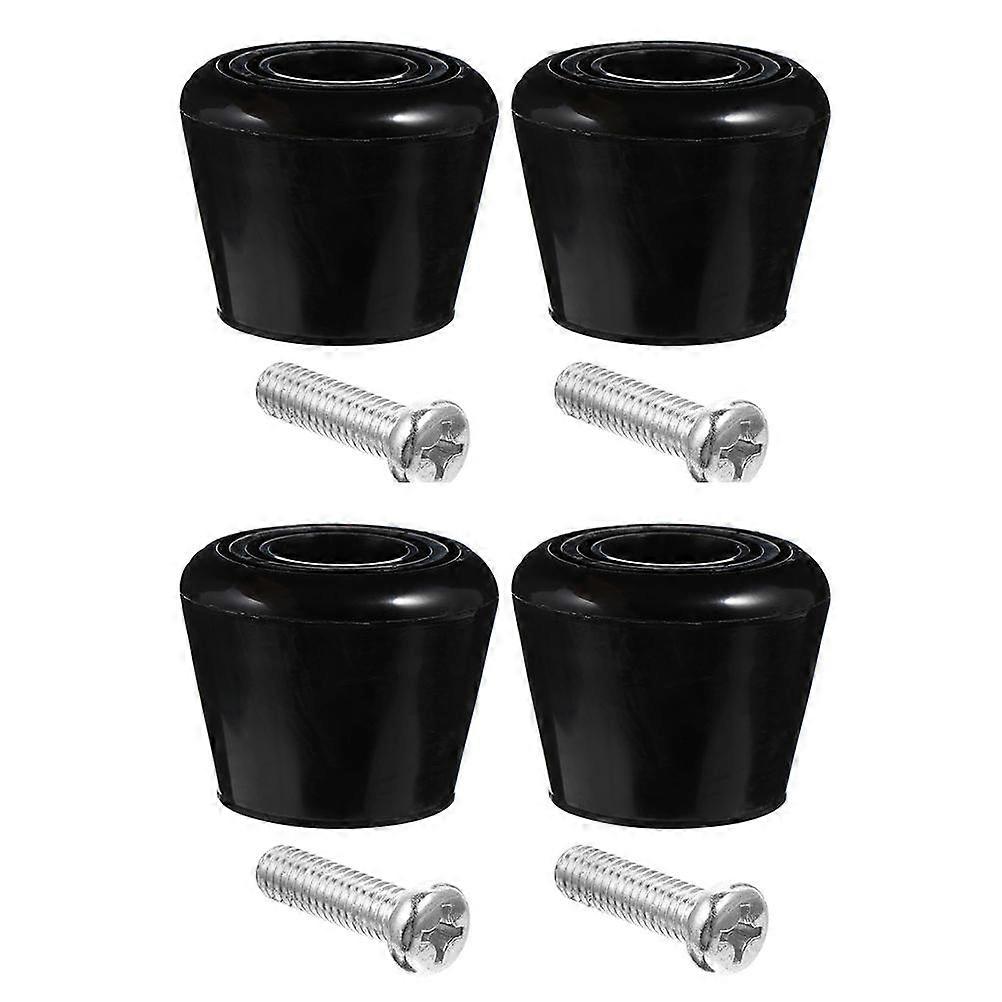 Roller Skates Brake Block for Training with 2Sets Black Brake Cushions