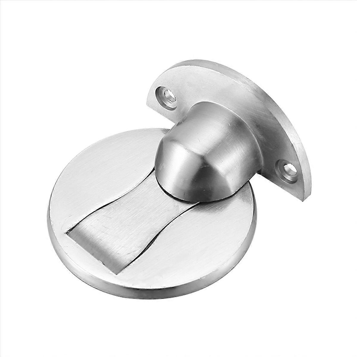 Floor Mount Magnet Door Stopper - Magnetic Door Stop(Silver)