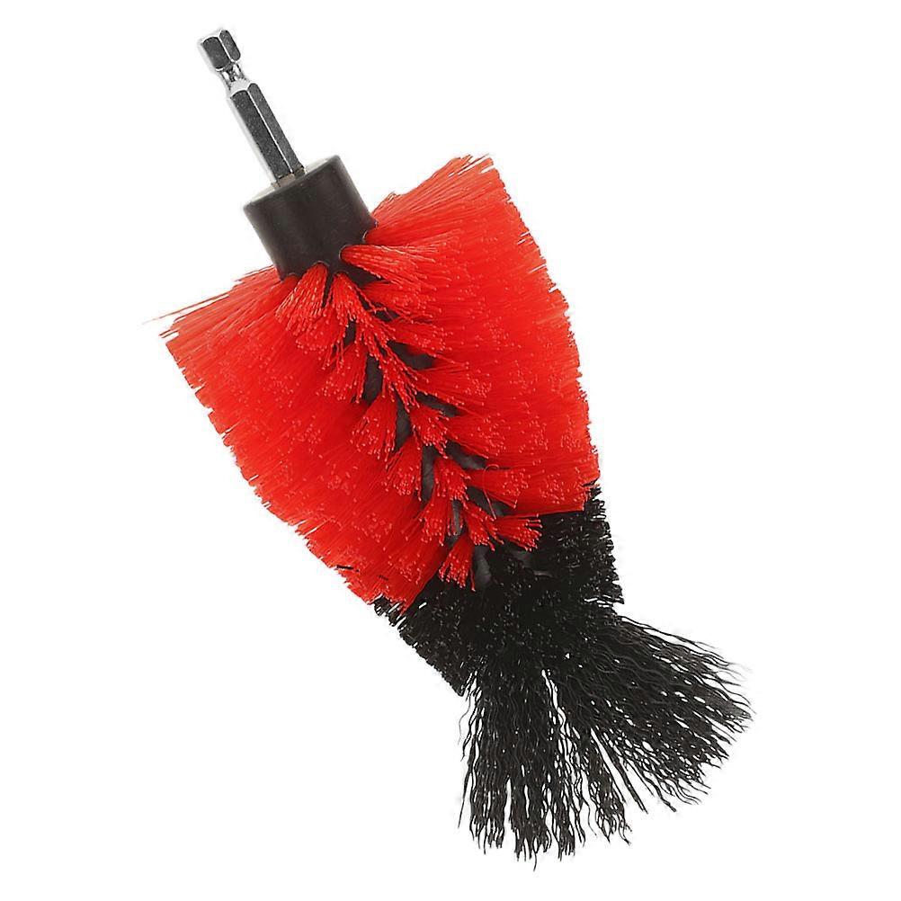 Cleaning Drill Brush Attachment for Tile Surfaces Red Scrubber