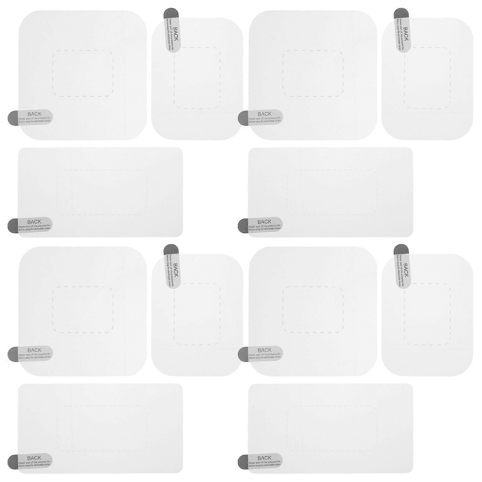 Dash Cam Windshield Protector Film Transparent PET Material for Daily Use 12 Sheets