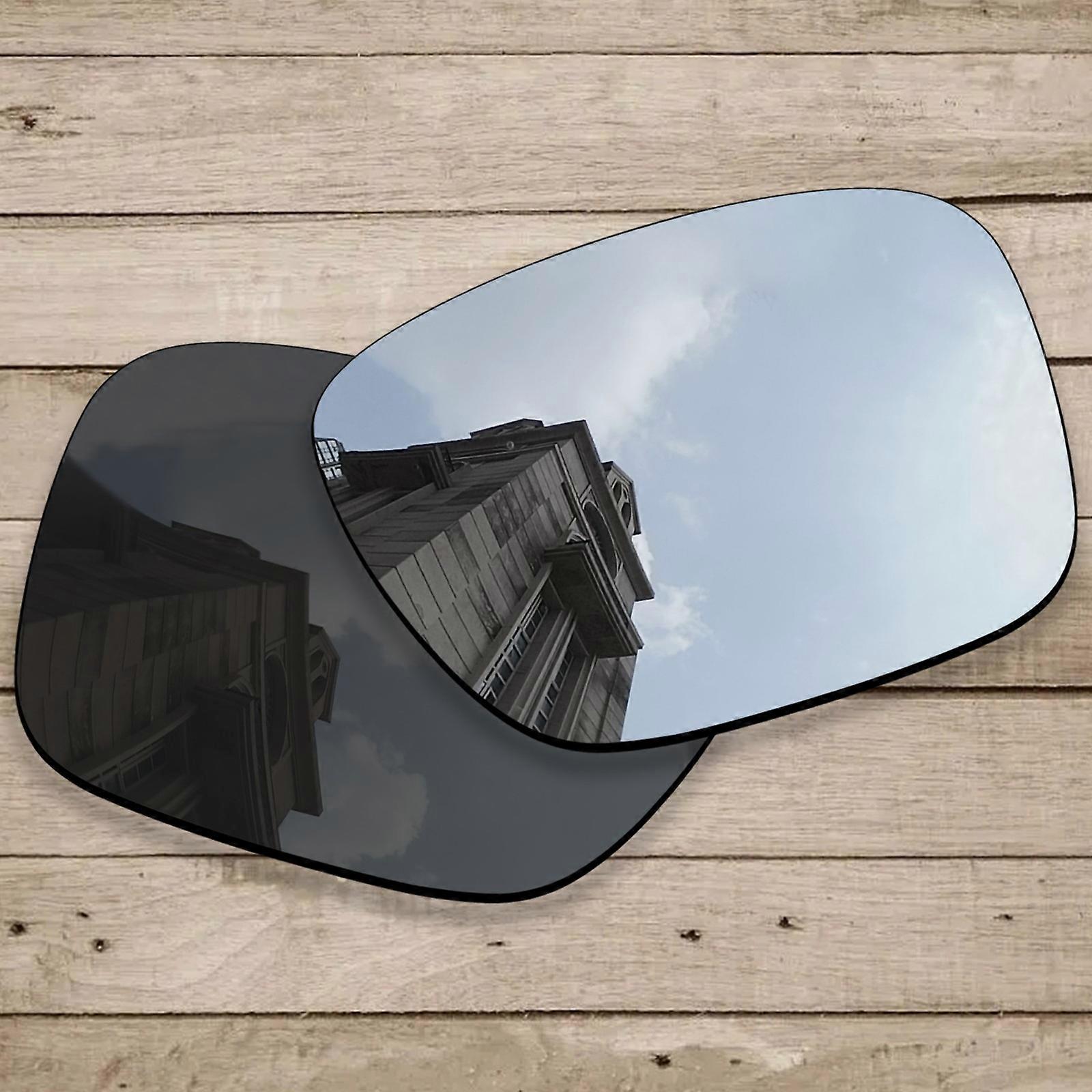 hdhut Anti-Scratch Polarized Replacement Lens for-Oakley Sliver XL Silver