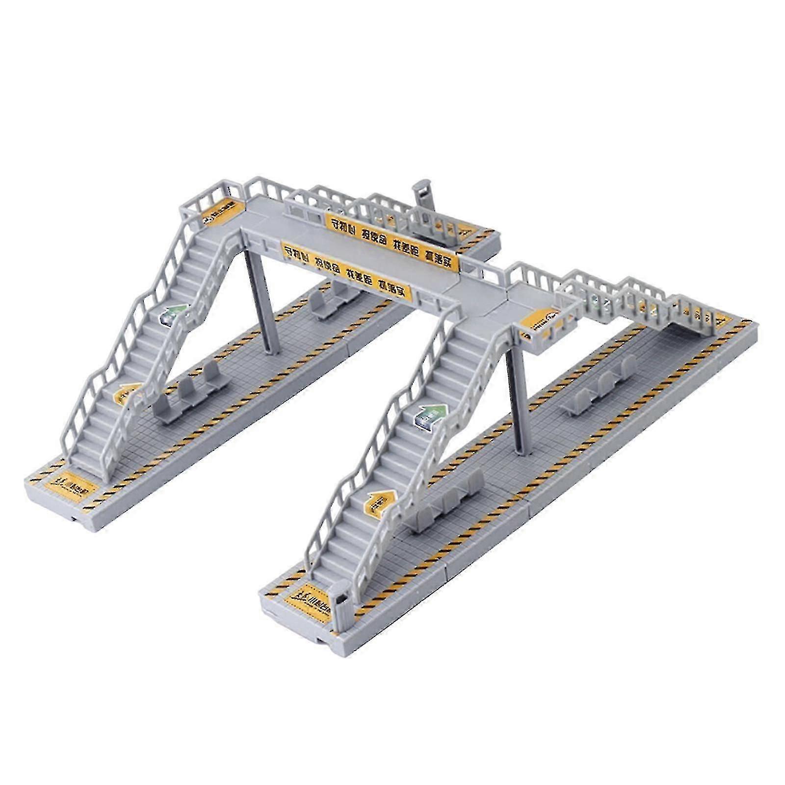 DIY Model Footbridge for School Project Model Train Station Layout Diorama-Good