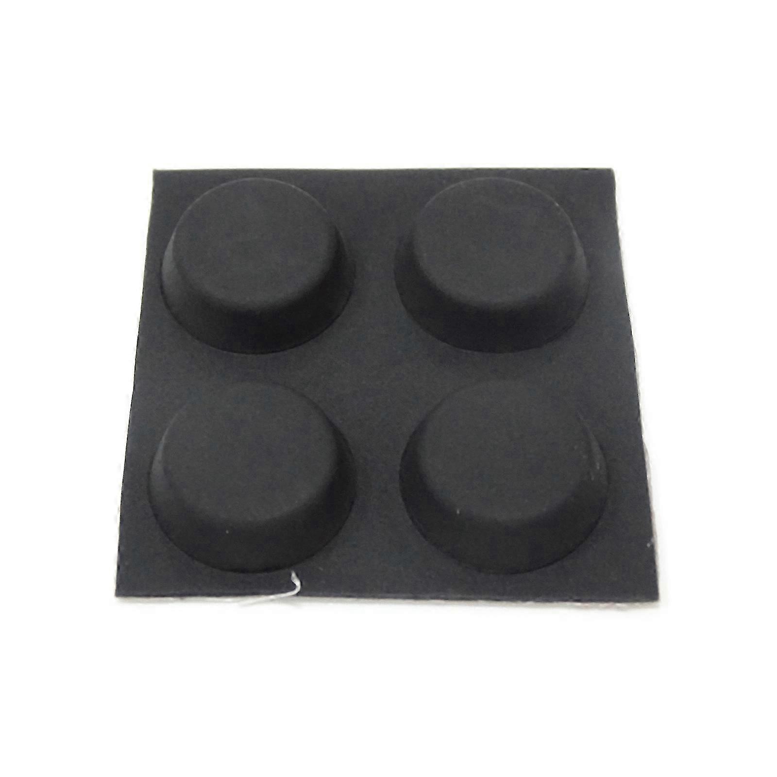 4 Pieces Universal Tablet/Notebook Stands Small Round Rubber Feet Keyboard Corner Pad Anti-Slip Silicone Elevation Stand