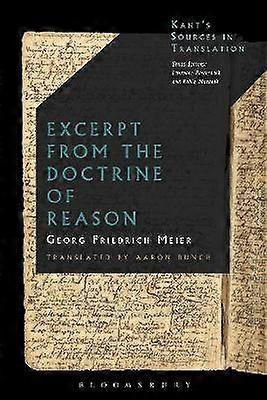 Excerpt from the Doctrine of Reason