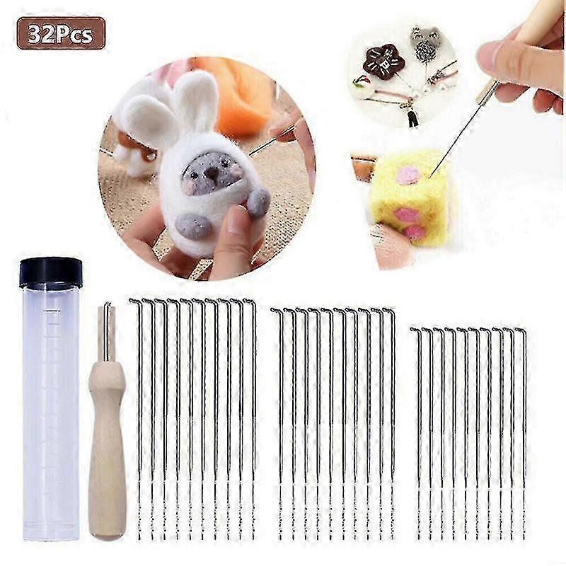 Wool Felt Needle Set, Multi-purpose Wool Felt Sewing Needle, Portable DIY Craft Wool Felt Tools