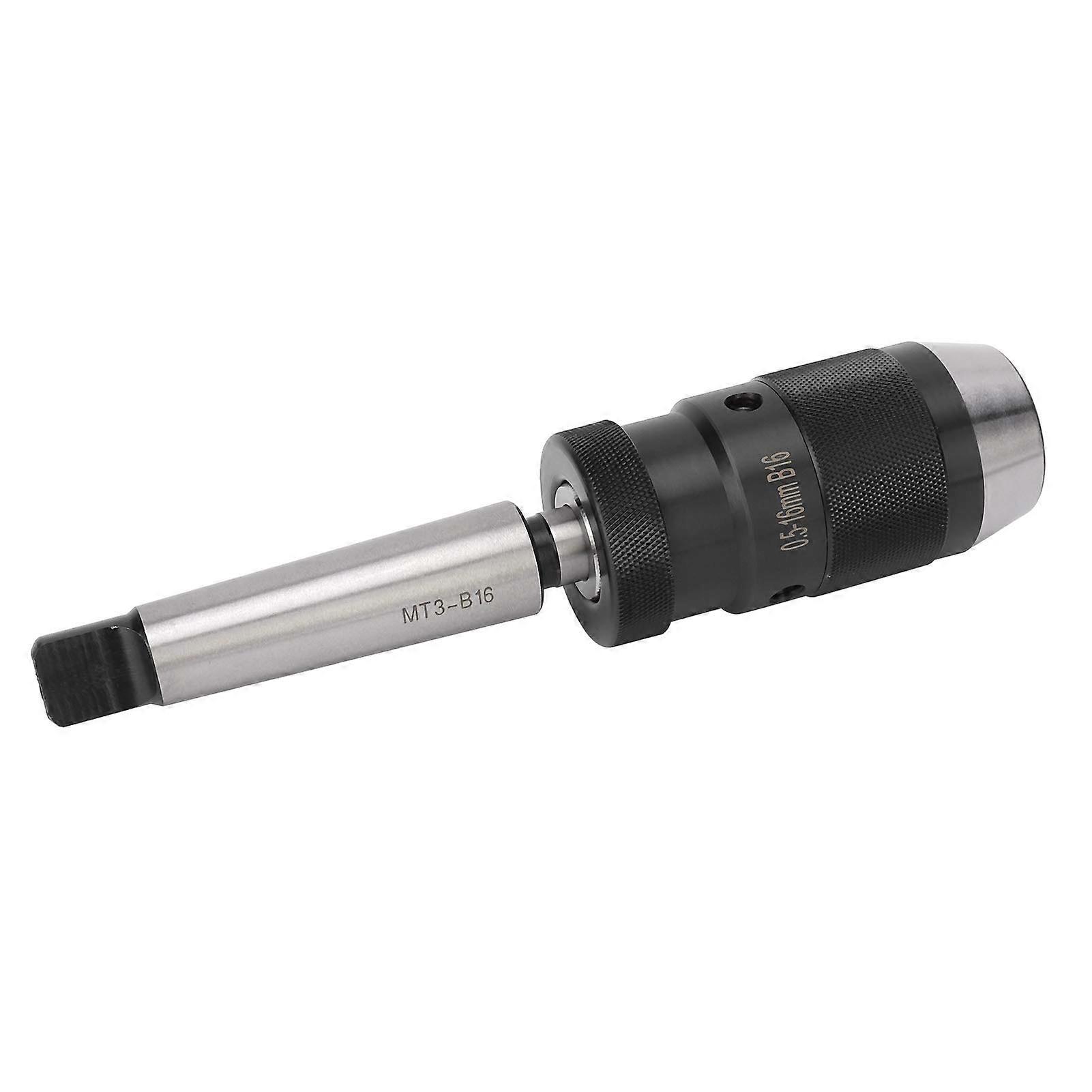 Morse Taper Keyless Drill Chuck 0.516mm for Lathe and Milling Machine Precision Low Vibration