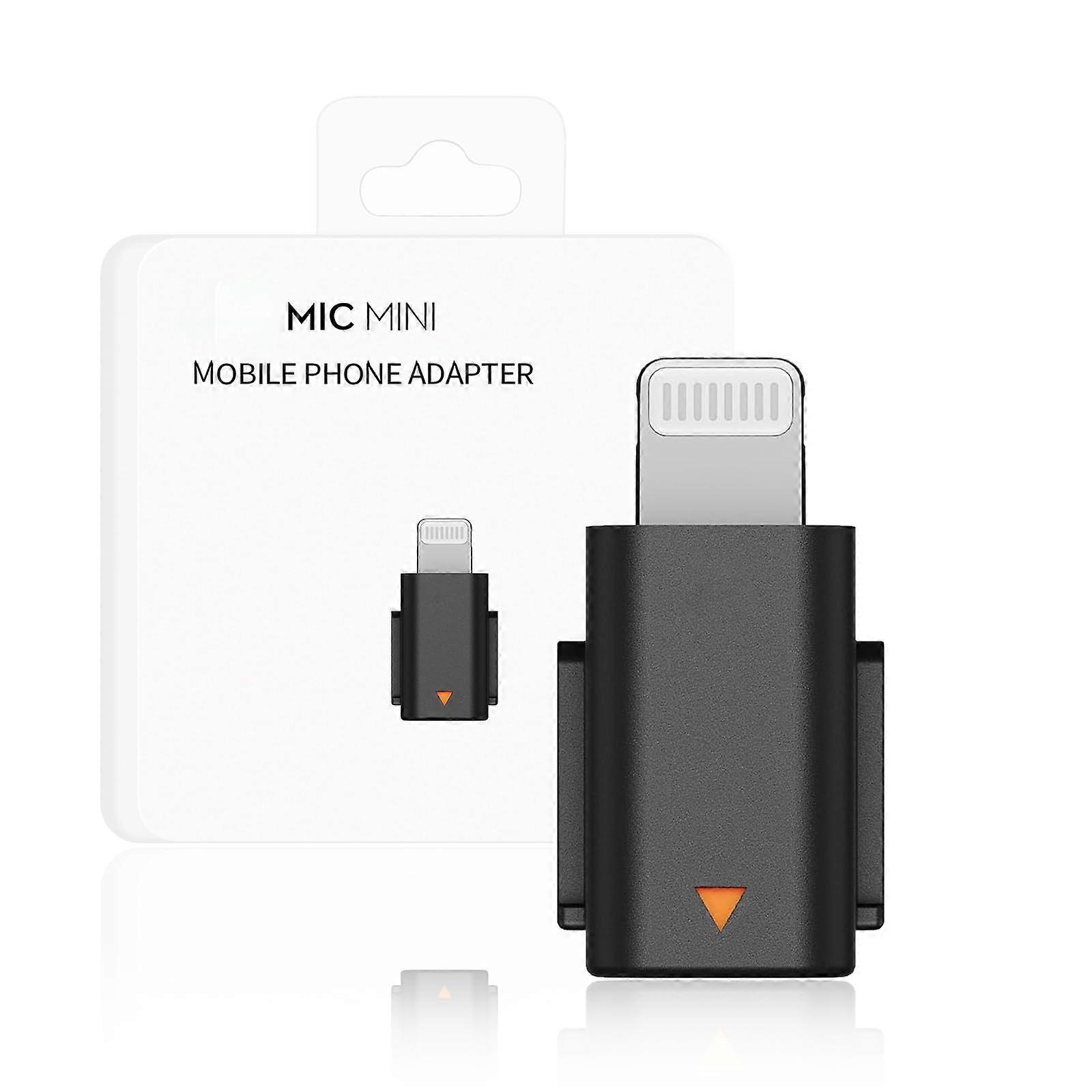 Lightning Adapter for DJI Mic Mini and iPhone Seamless Audio Transfer Plug and Play Connector