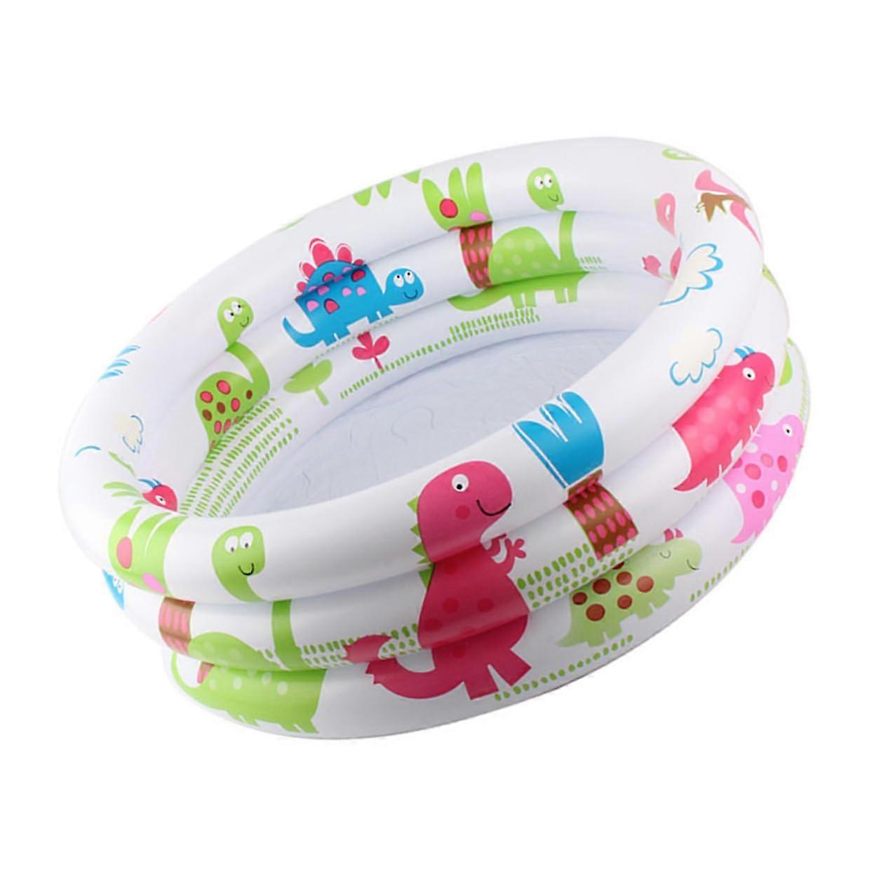 Inflatable Swimming Pool Dinosaur Theme for Kids PVC Backyard Summer Fun