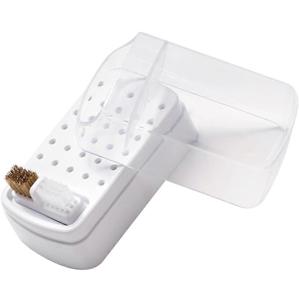 Nail Grinding Head Holder Reusable Nail Drill Bits Storage Case 30-Slot