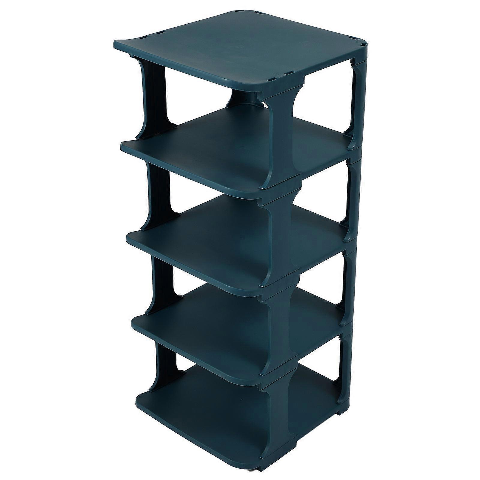 Space-Saving Shoe Storage Shelf Plastic Organizer for Storage Use Multi-Layer