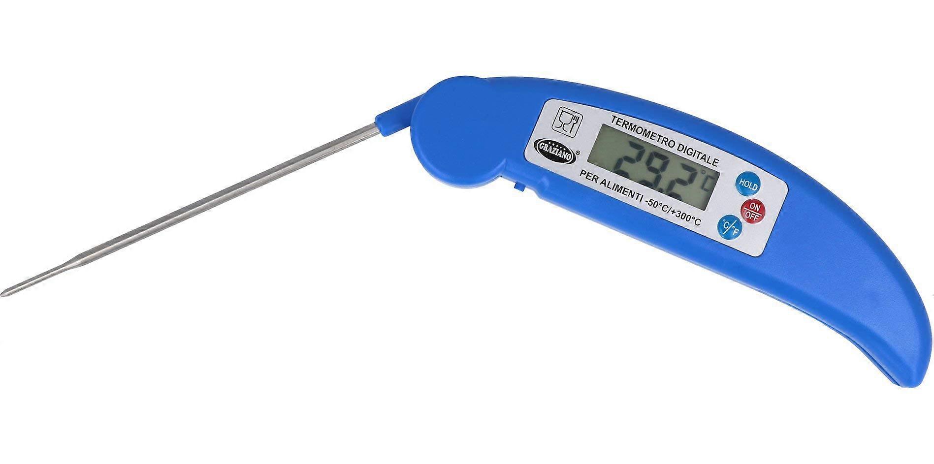 Digital Food Thermometer with Instant Temperature Reading and Easy Display for Kitchen Cooking