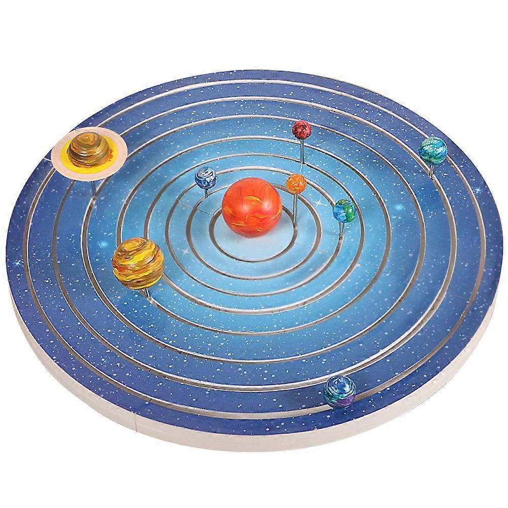 Solar System Model Planet Painting Toy for Kids 1Set Educational Kit