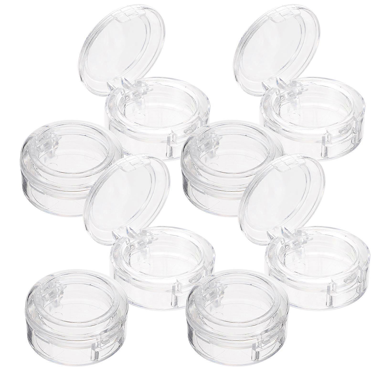 Transparent Eyeshadow Compact Case for Makeup Storage 8Pcs Set