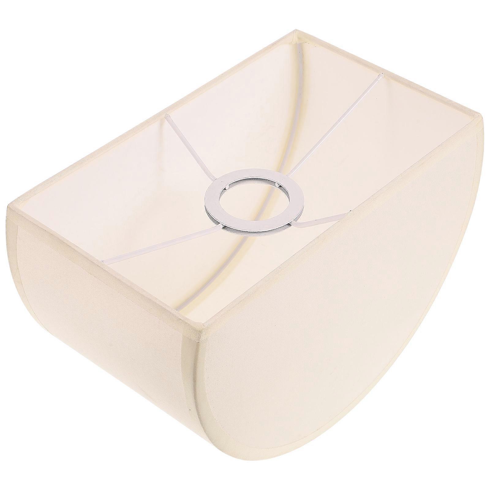 Beige Small Lampshade for Desk Lamp E27 Socket Indoor Light Cover