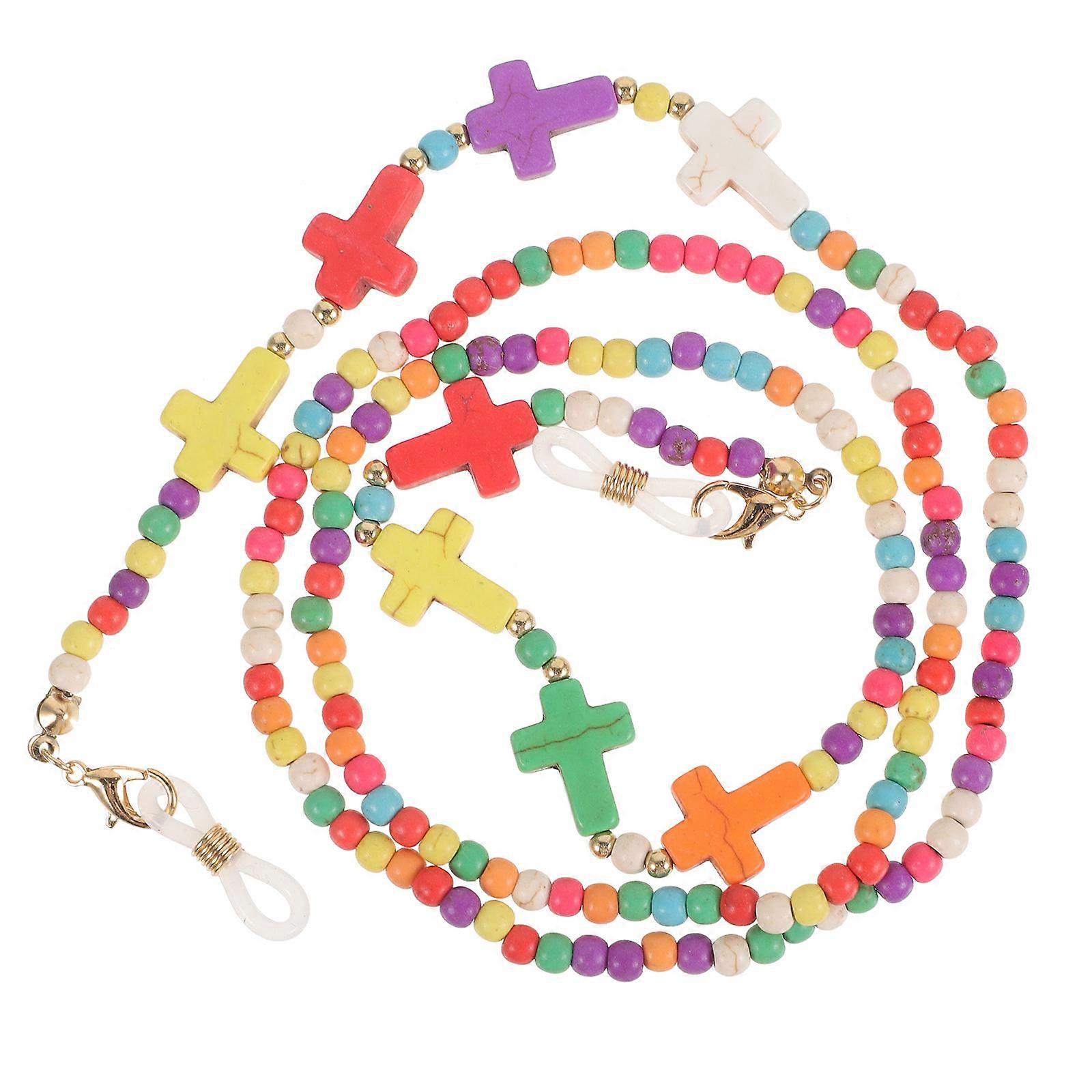 Multi-Color Pearl Eyeglass Chain Bead Glasses Strap for Decoration