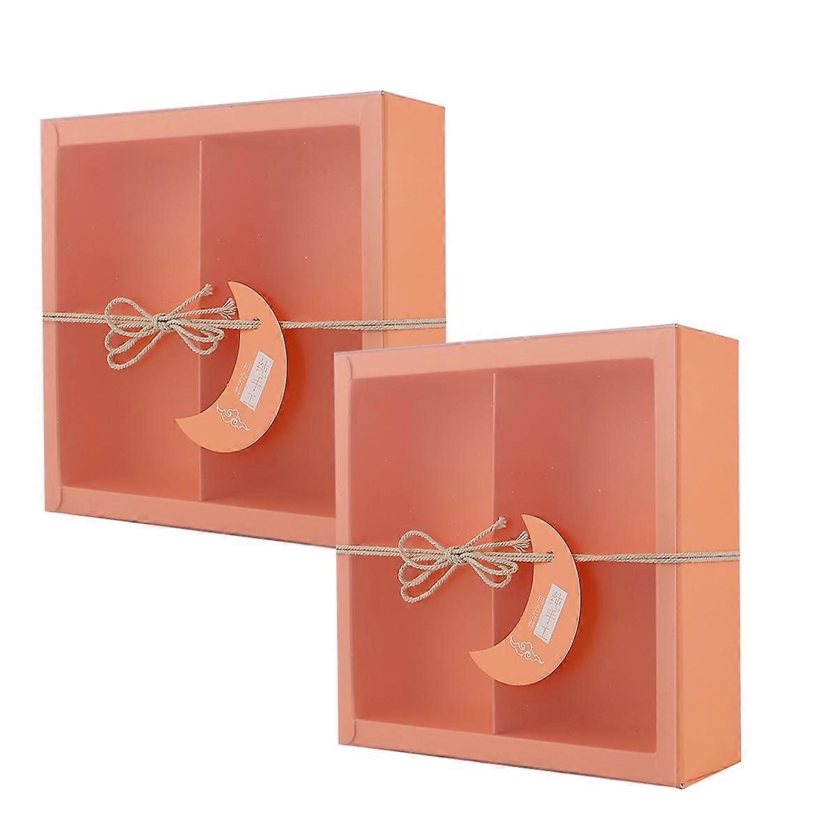 2Pcs Dessert Box Bakery Boxes for Dessert Paper