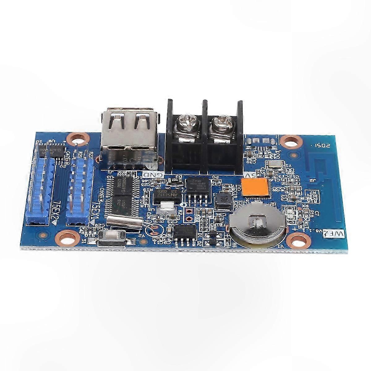 Asynchronous 768x64 RGB LED Display with WiFi Control Card