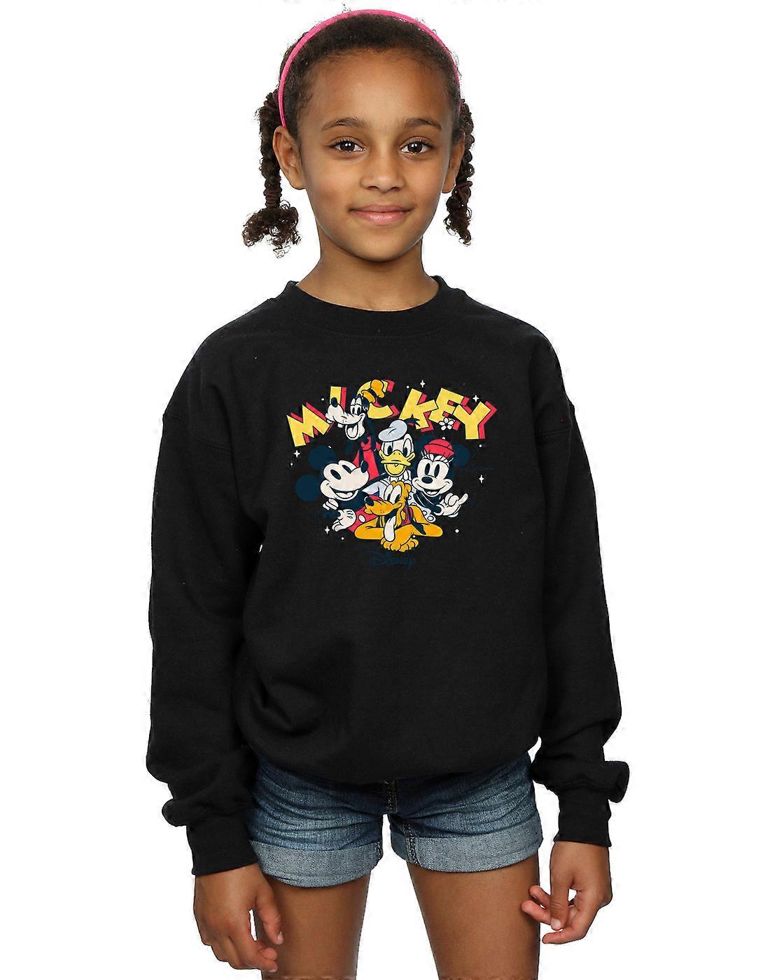 Disney Piger Mickey Mouse Group Sweatshirt