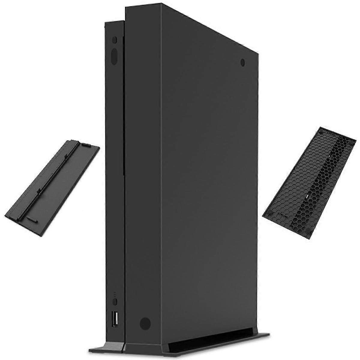 Vertical Stand for Xbox One X with Enhanced Cooling Vents and Secure AntiSlip Base