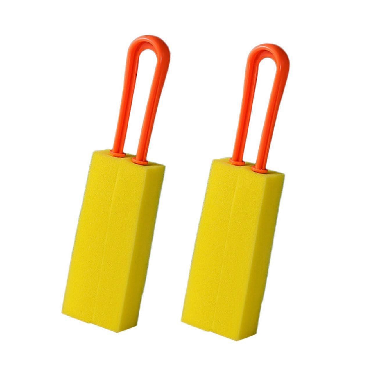 2Pcs DoubleSided Sponge Bottle Cleaning Brush for Deep Cup Scrubbing and Travel Use