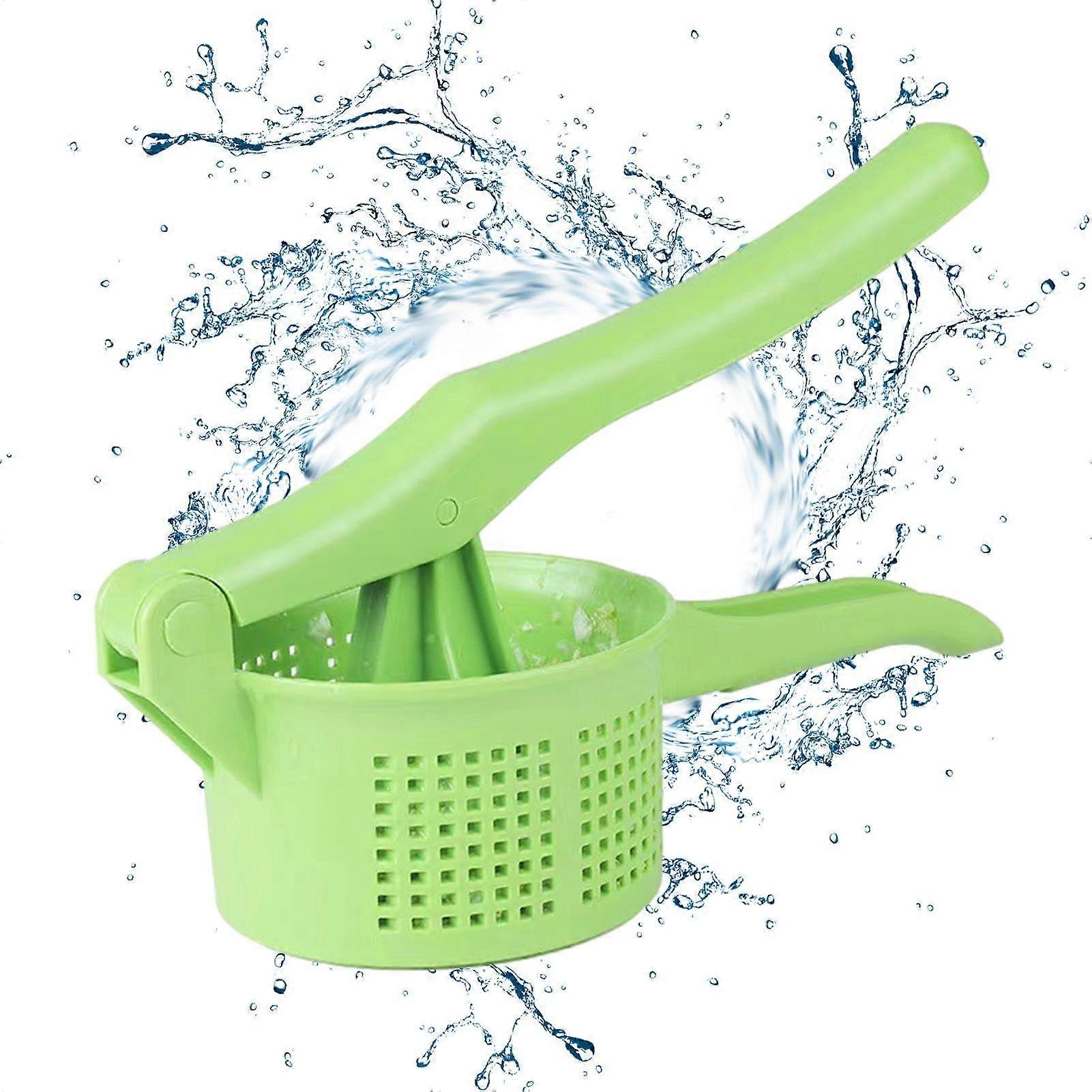 Vegetable Press with Sieve, Manual Vegetable Squeezer for Juice Extraction and Quick Water Drainage