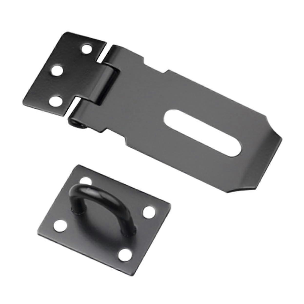 2Pcs Heavy Duty Stainless Steel Door Hasp Lock AntiTheft Security Latch for Cabinets and Storage Units