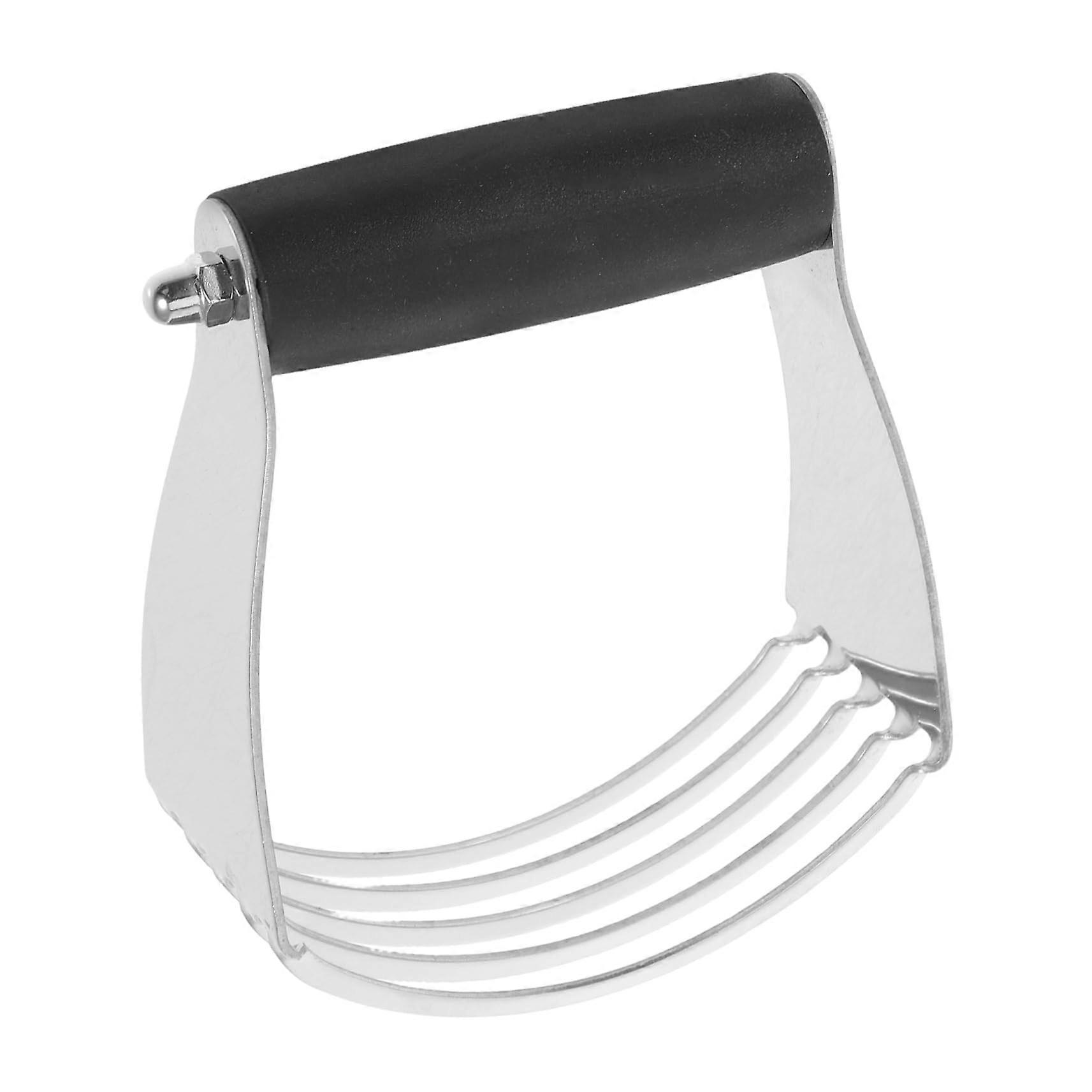 Stainless Steel Pastry Blender with Integrated Scraper and Easy Grip Handle for Baking