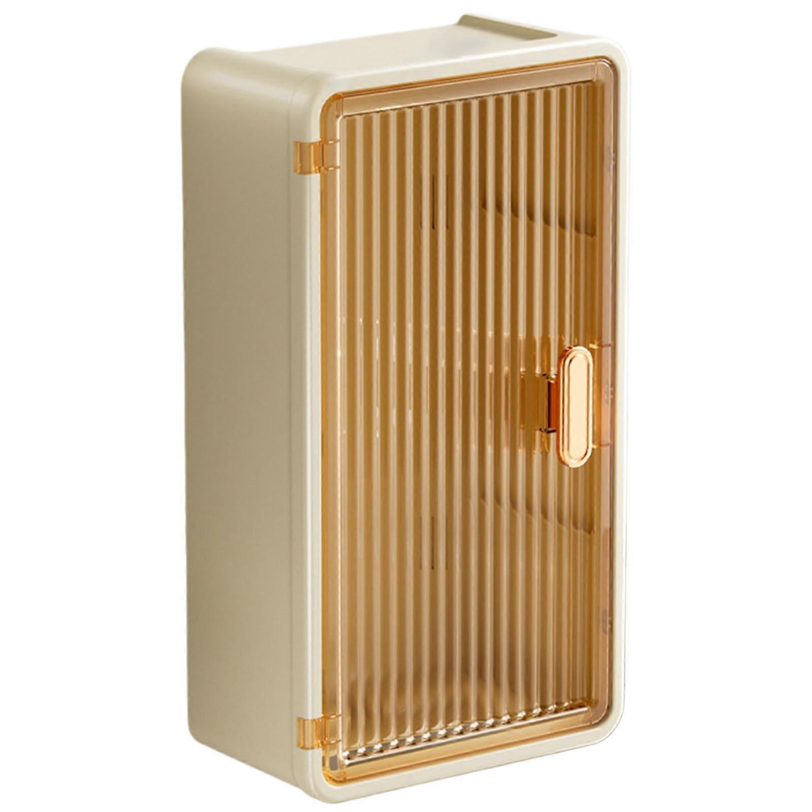 Wall Mounted Tissue Holder with Shelf Bathroom Paper Towel Dispenser Multifunction Storage