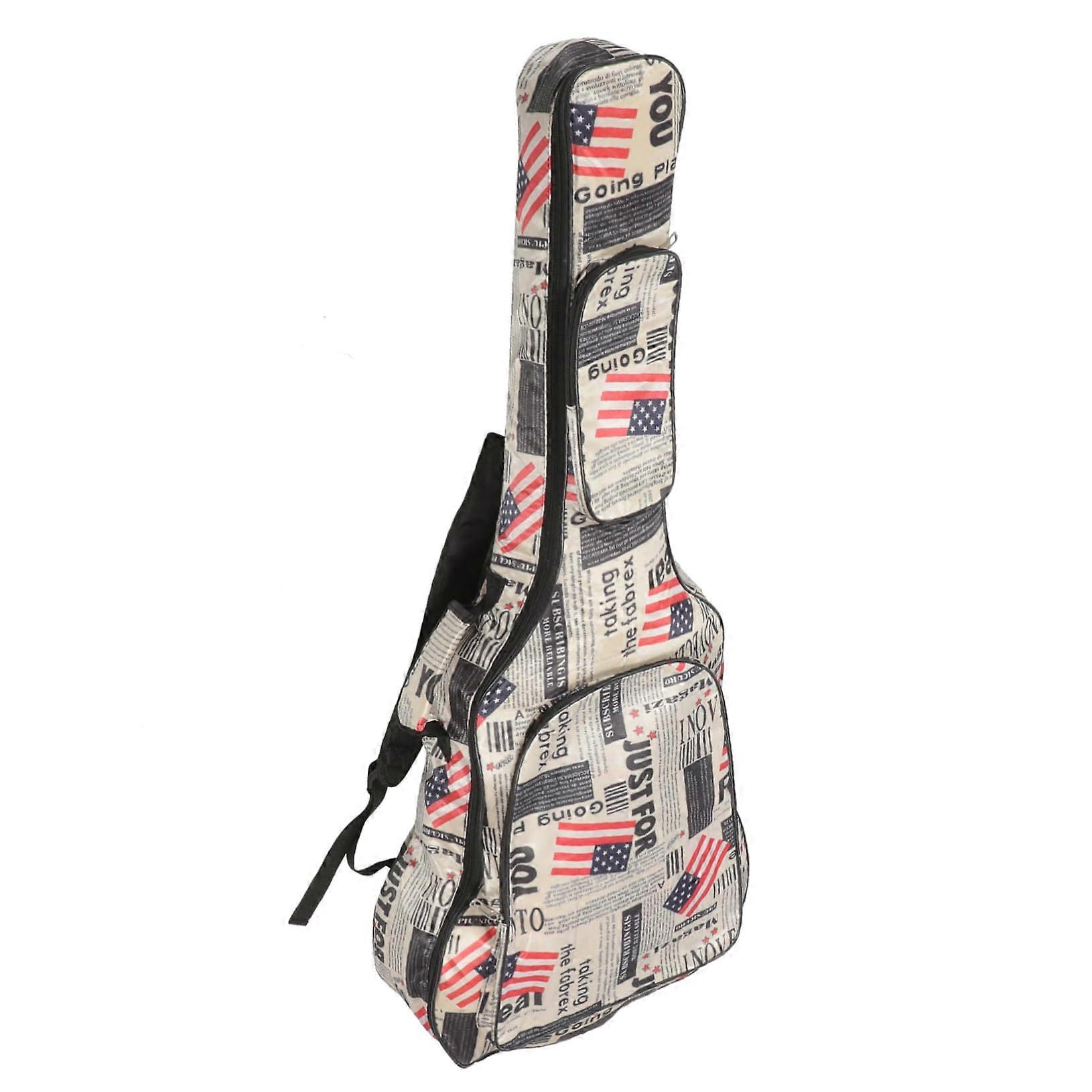 Durable Acoustic Electric Guitar Case with Comfortable Shoulder Straps and Multi Functional Pockets