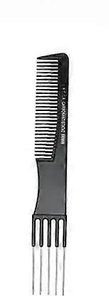 Professional Salon Teasing Comb Carbon Antistatic Heat Resistant for Root Volume Boost
