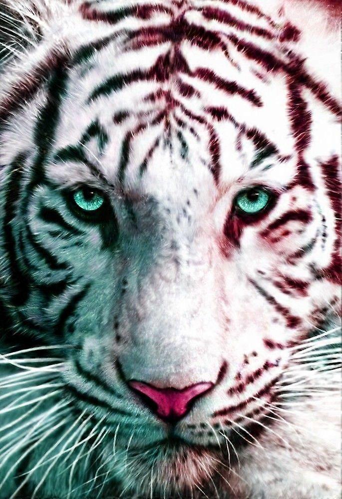 White TigerStress Reliever Jigsaw Puzzle P0453