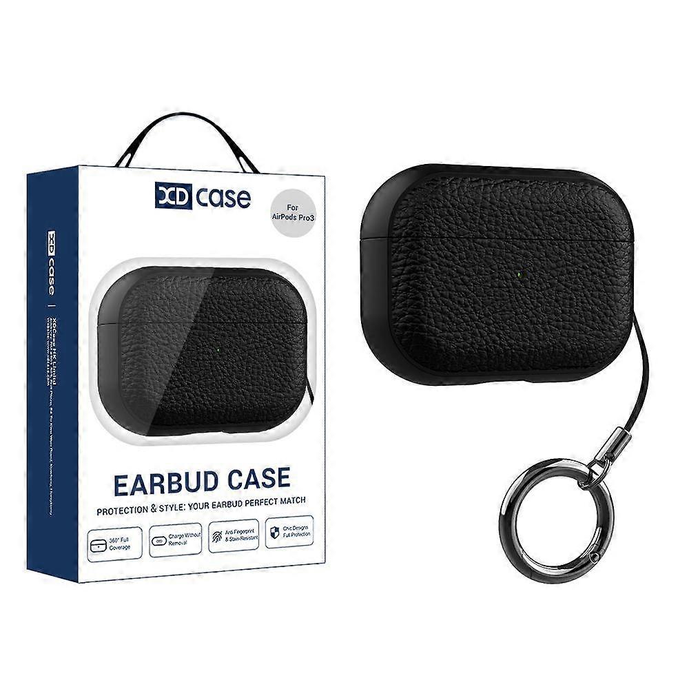 XDcase Lychee Texture TPU Earbuds Case with Buckle