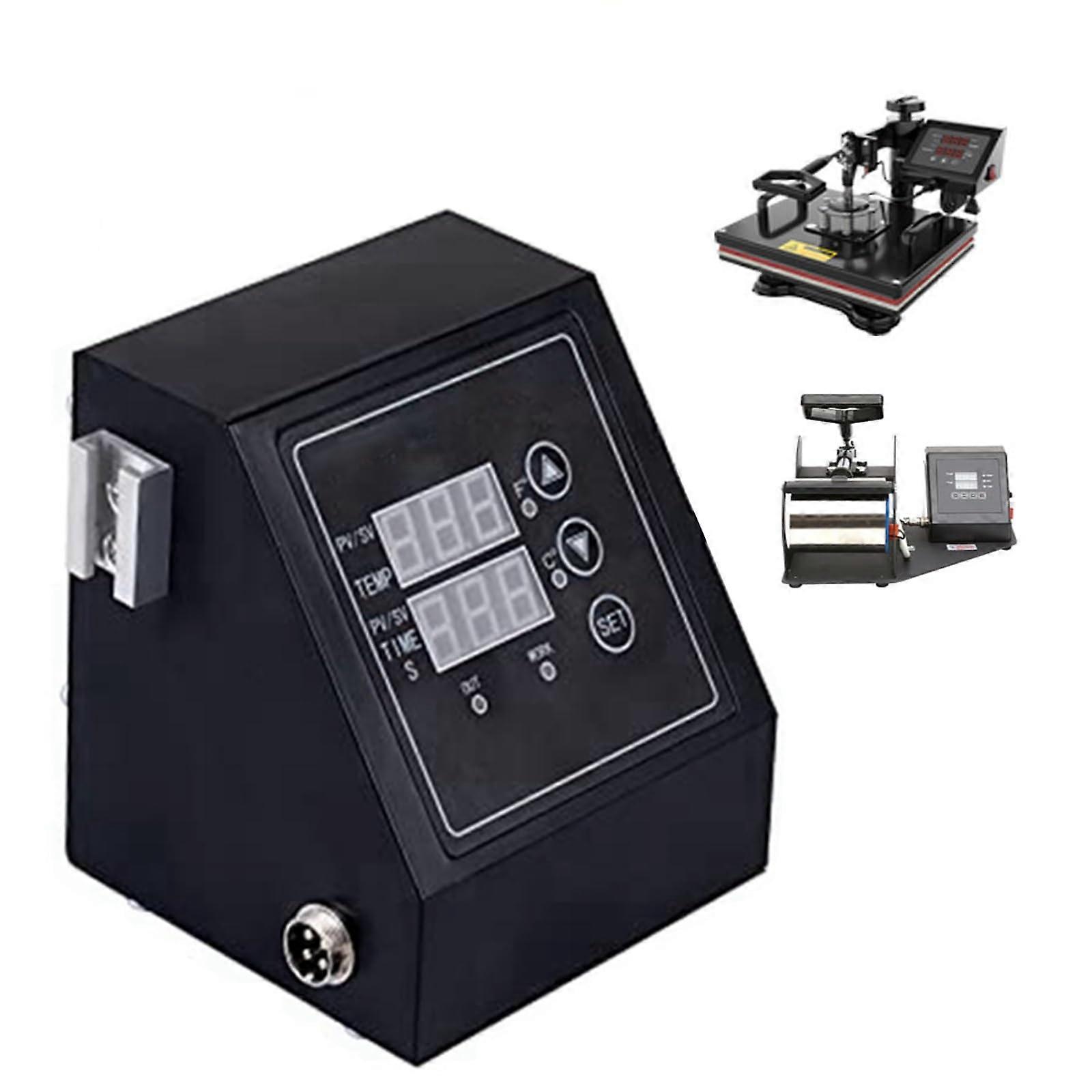 1400W Heat Press Control Box with Precise Temperature Control, Dual Voltage, LED Display for Sublimation and TShirt Printing
