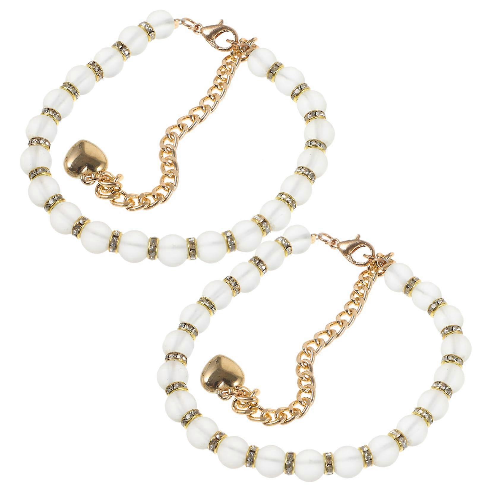 Heel Shoe Straps with Adjustable Length and Decorative Chain, AntiSlip Heel Strap Replacements